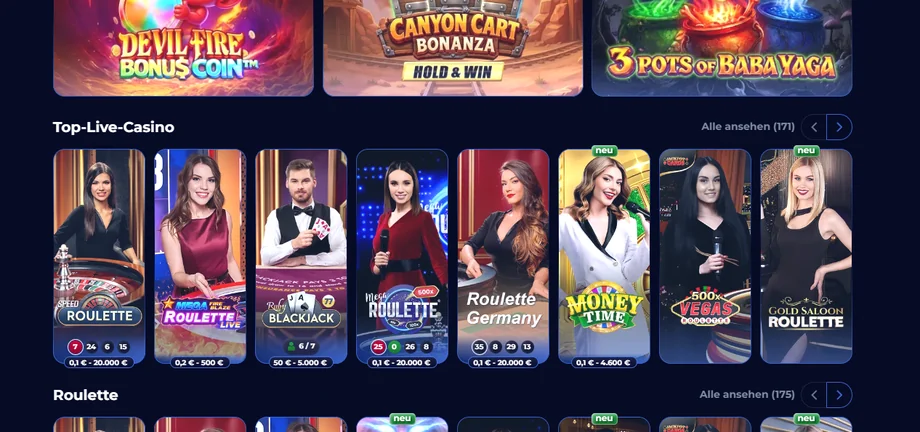 Entdecken Sie exklusive Spiele