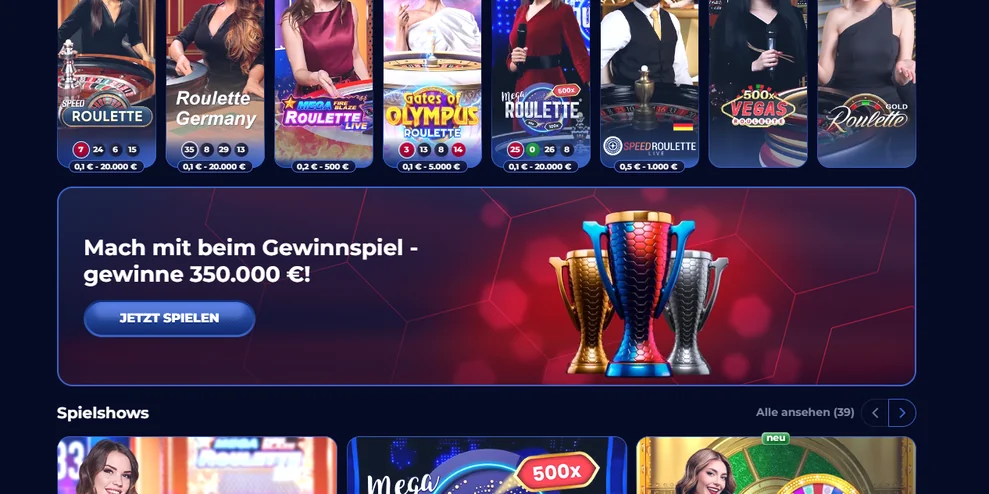 Spielen Sie Live-Casino