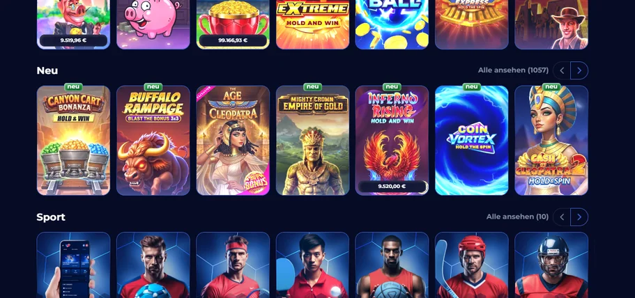 Spielen Sie Top-Slots